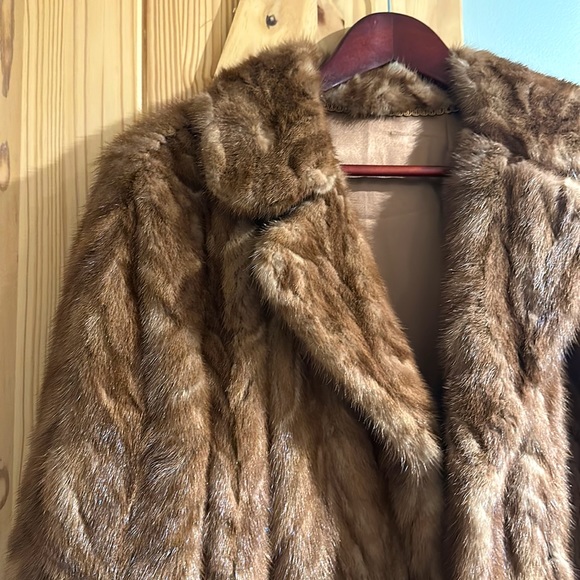 Brown Fur Coat - Picture 2 of 3